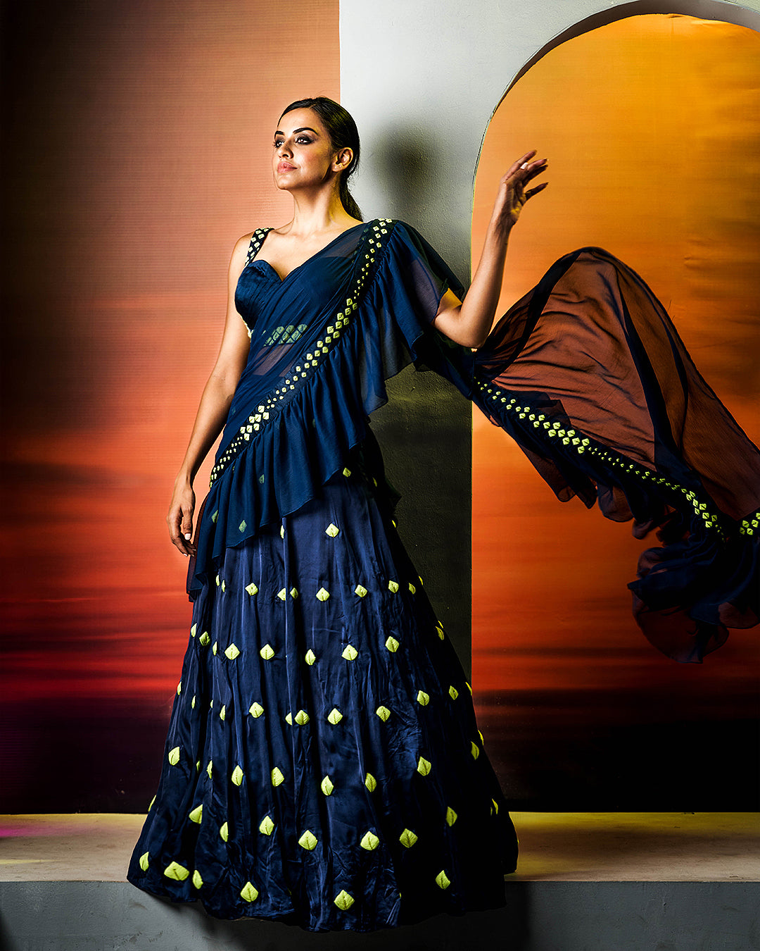 Kyra – Bamberg Silk Lehenga Set