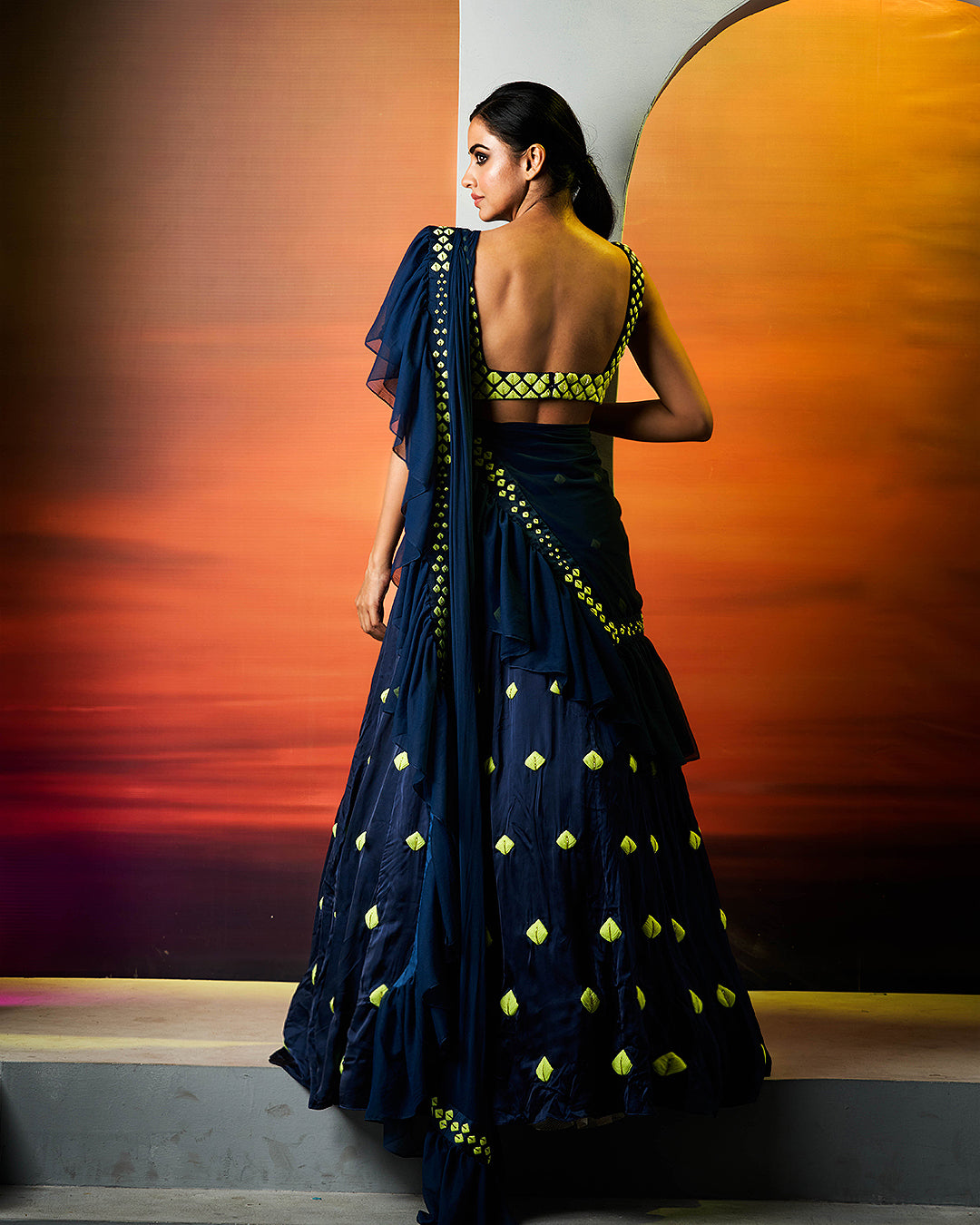 Kyra – Bamberg Silk Lehenga Set