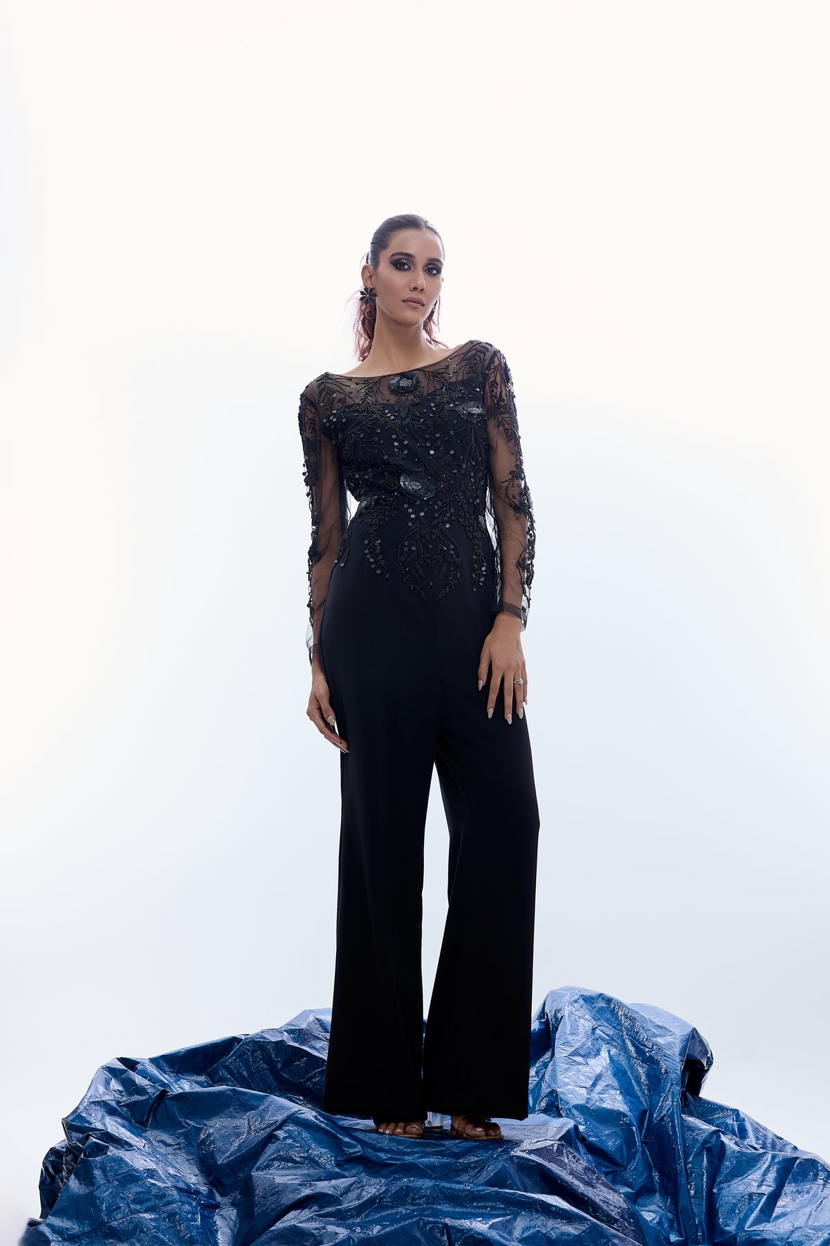 Embellished Gothic Jumpsuit