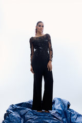 Embellished Gothic Jumpsuit