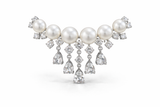 Pearl Radiance Crystal Brooch