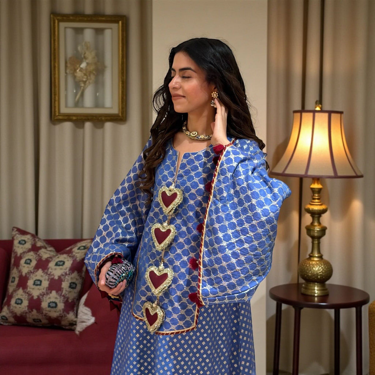 Dil E Neelam Kaftan