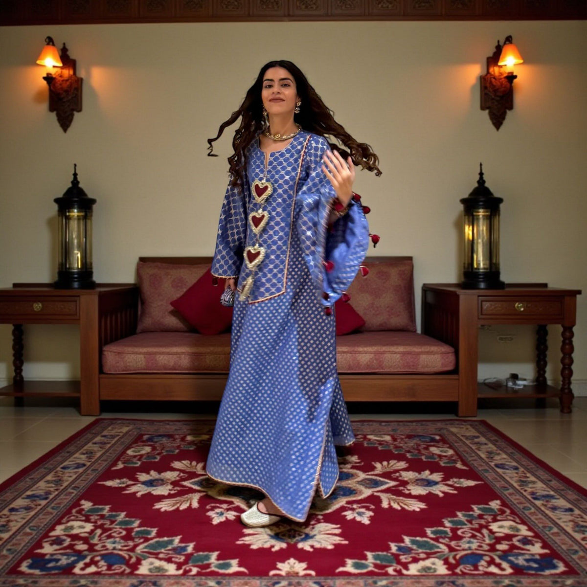 Dil E Neelam Kaftan