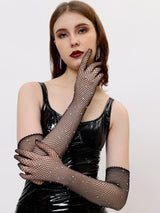 Bling Mesh Gloves