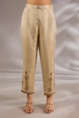 Princess Flared Tissue Hand Embroidered Kurta Set