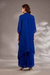 Georgette Sequins Hand Embroidered Kaftan Set