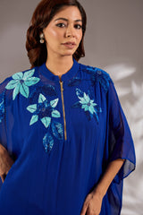 Georgette Sequins Hand Embroidered Kaftan Set