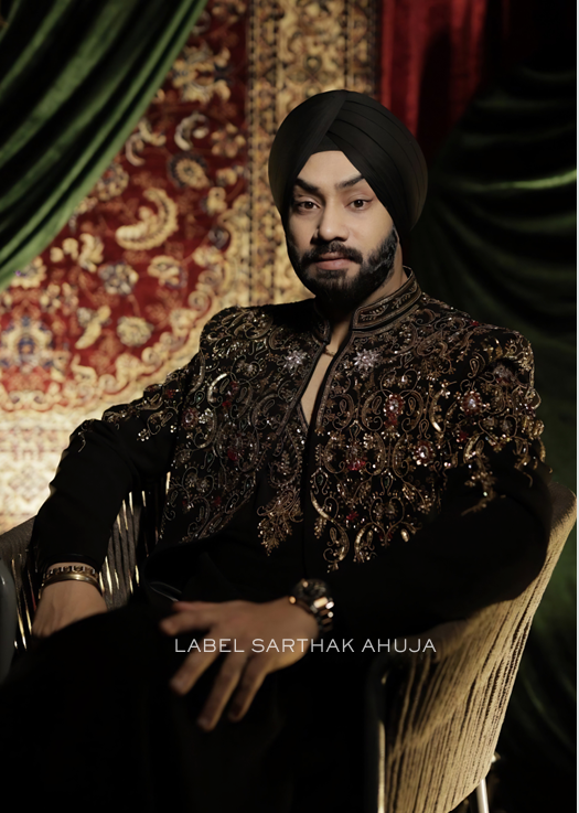 JEWELLERY WORK INDO KURTA SET