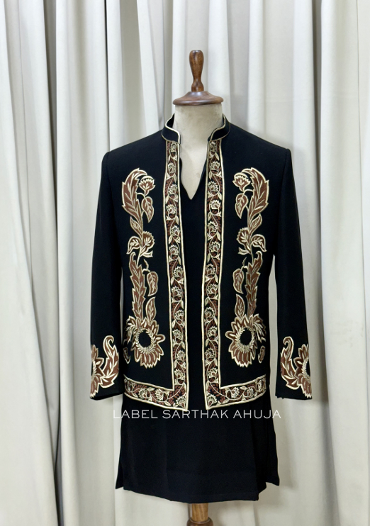 FLORA KURTA AND SHRUG SET