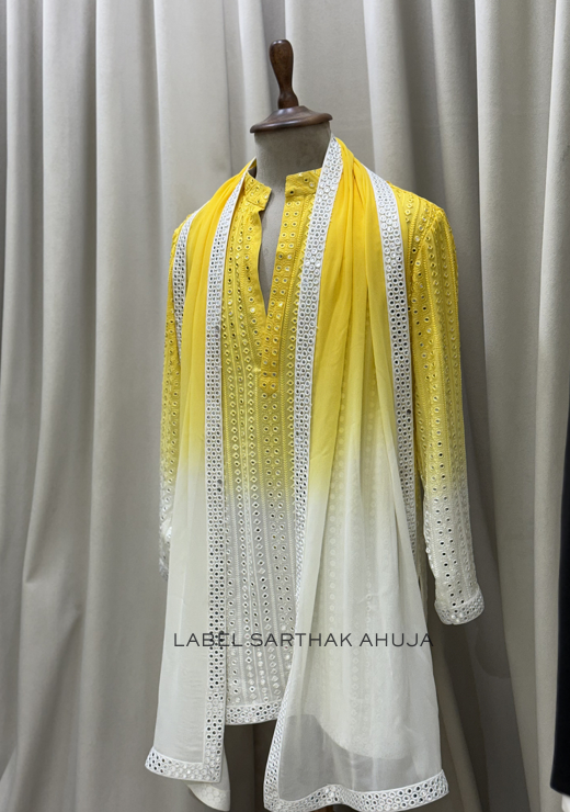 OMBRE KURTA SET