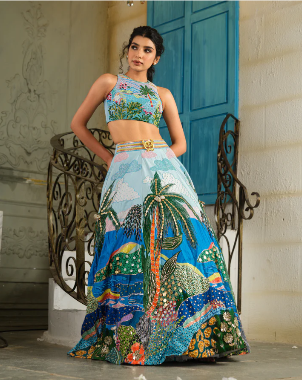 Ocean Breeze Lehenga Set
