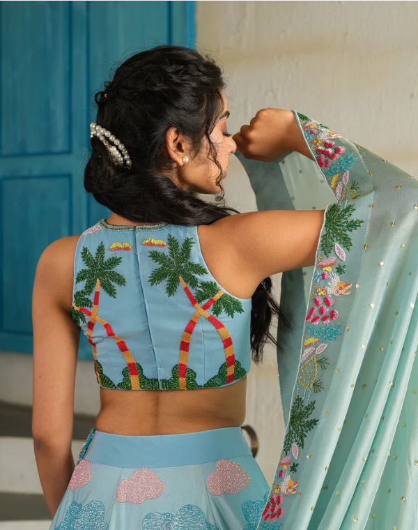 Ocean Breeze Lehenga Set