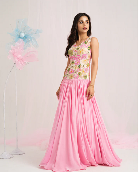 Floral Elegance Gown