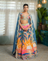 The Sky Is Pink Lehenga Set