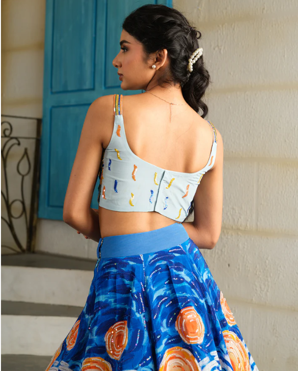 The Starry Night Lehenga Set