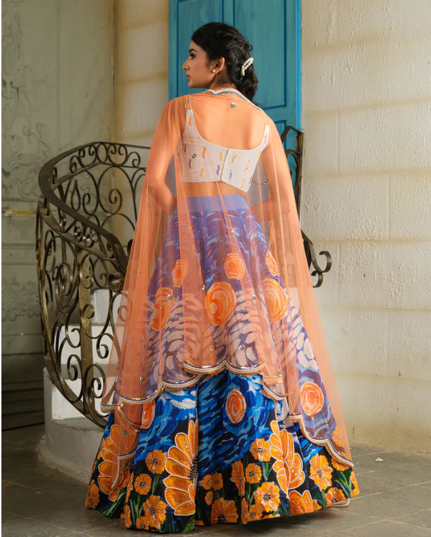 The Starry Night Lehenga Set