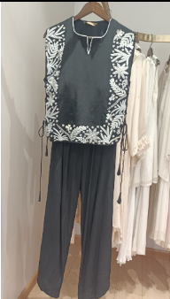 Black Jacket with Tube & Pant