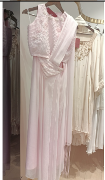 Ready-to-Wear Pink Saree