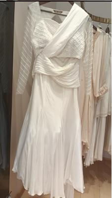 Draped Saree Skirt & Blouse