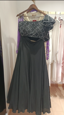 One Shoulder Blouse & Skirt