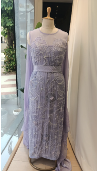 Lavender Cape Dress
