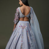 Riva Diva In Sun Flower Handpainted Lehenga