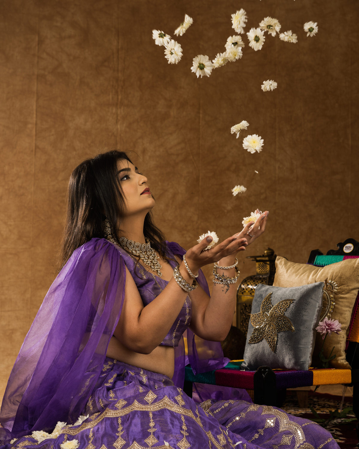 Purple Lehenga Set