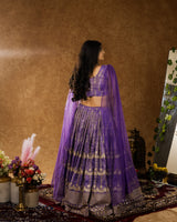 Purple Lehenga Set