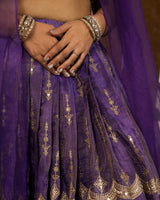 Purple Lehenga Set
