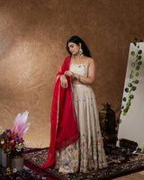 Multicolor Floral Lehenga Set