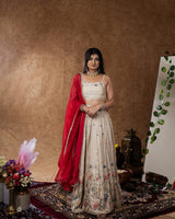Multicolor Floral Lehenga Set