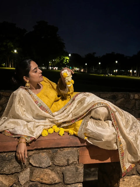 Farshi Kurti Set with Heavy Dupatta