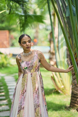Blush Botanica Printed Gown