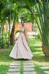 Blush Botanica Printed Gown