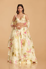 Lehenga With Blouse And Dupatta