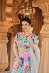 Rang Mahal Hand-Embroidered Lehenga Set