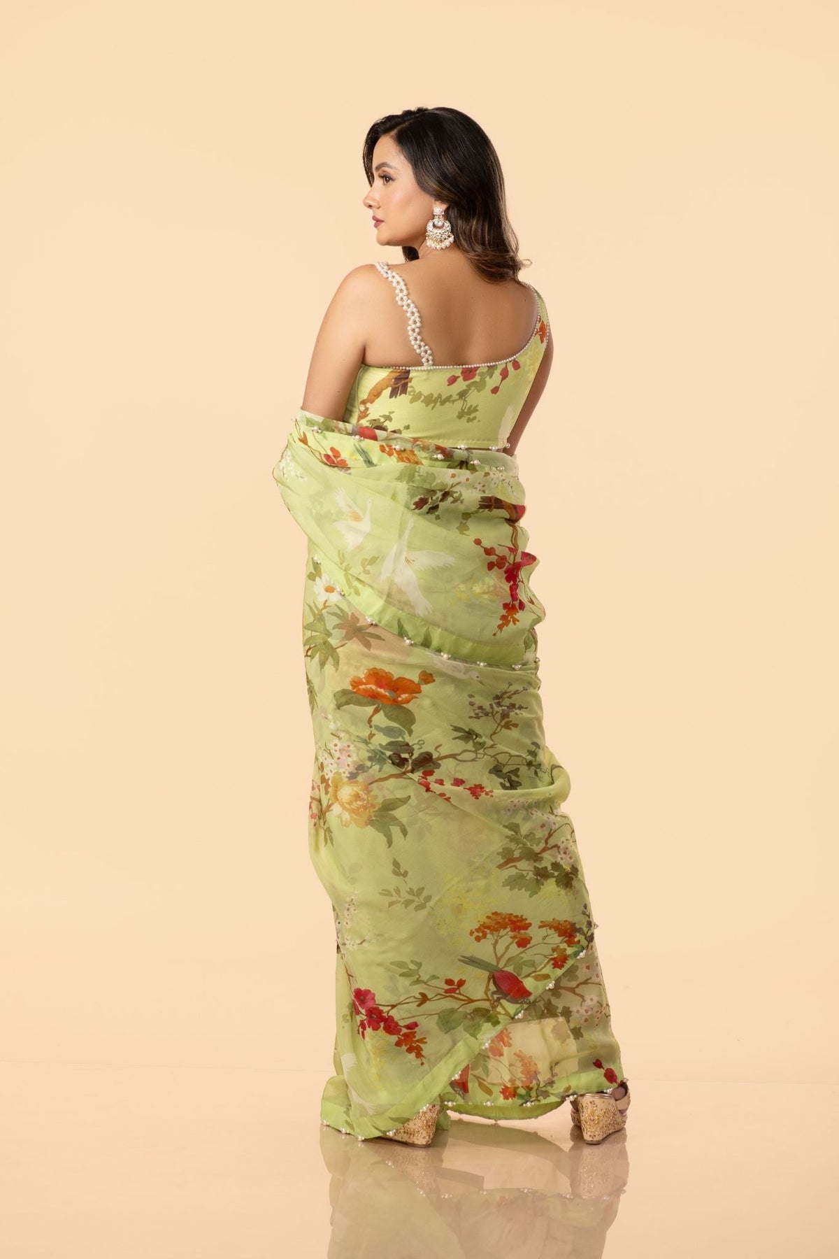 Organza Saree with Blouse