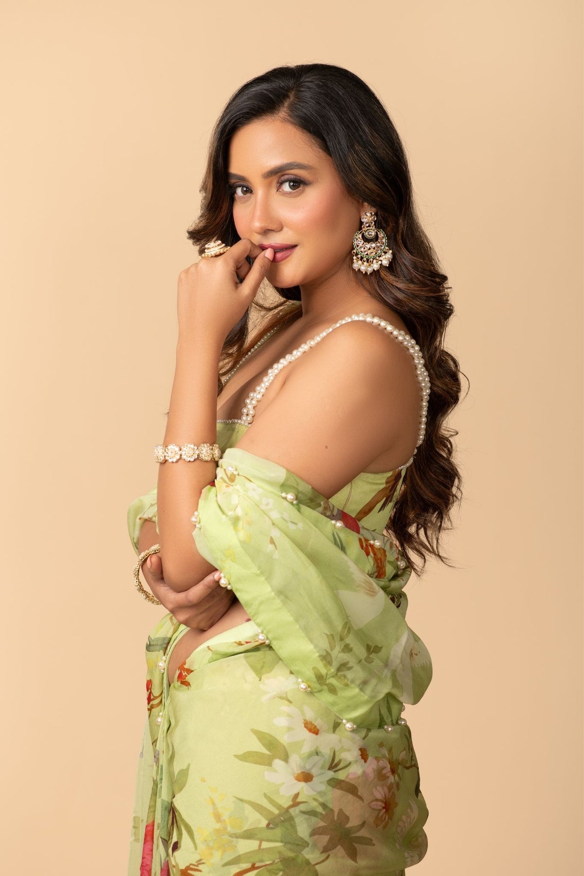 Organza Saree with Blouse