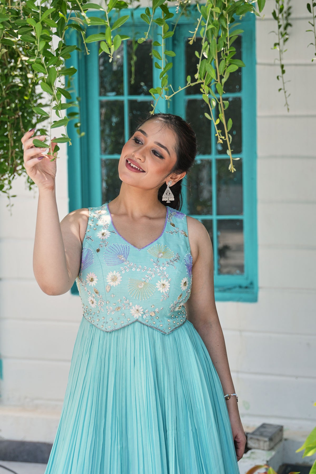 Celeste Bloom Embellished Gown