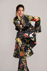 Peplum Kurta with Kalidaar Sharara Pants