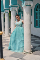 Celeste Bloom Embellished Gown