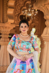 Rang Mahal Hand-Embroidered Lehenga Set