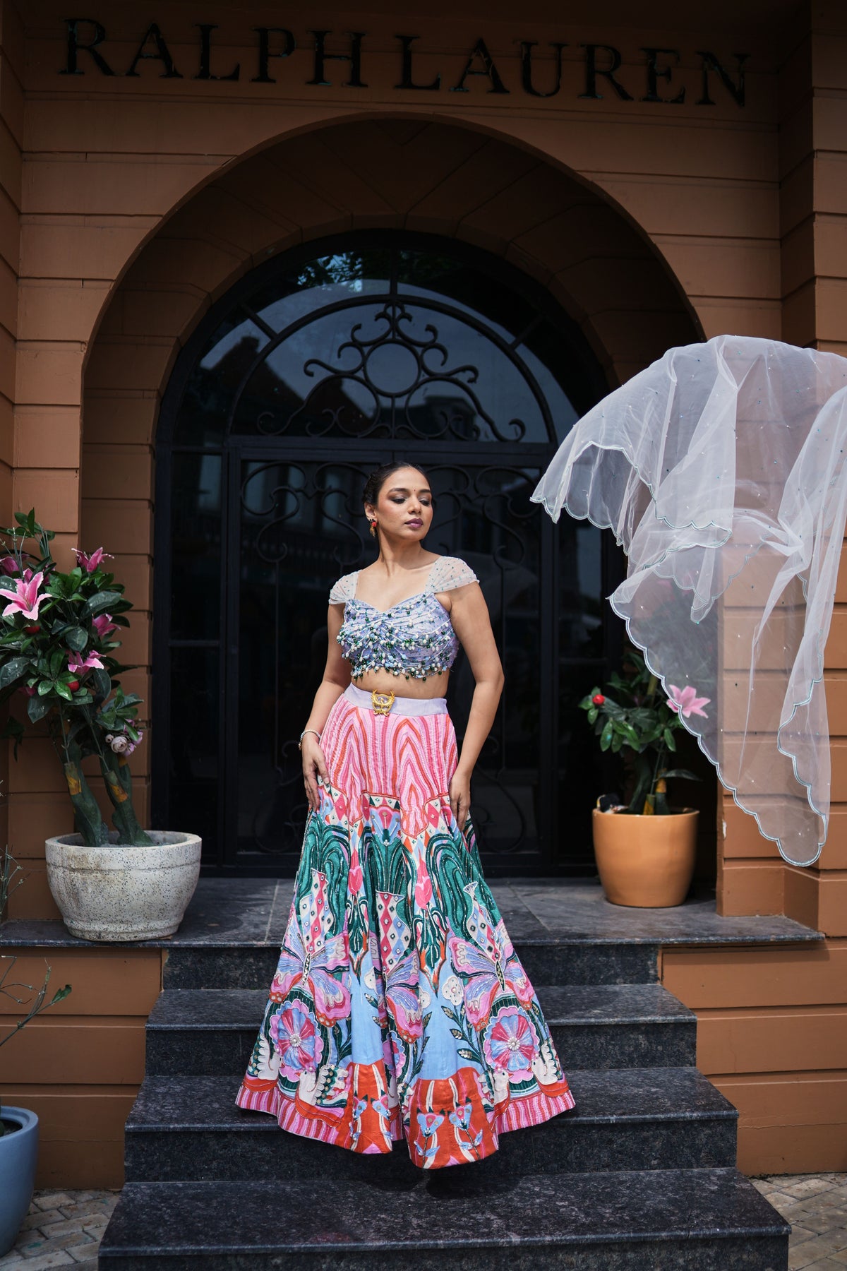 Carnival Bloom Embroidered Lehenga Set