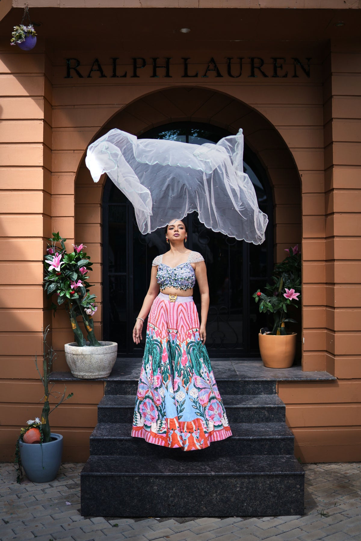 Carnival Bloom Embroidered Lehenga Set