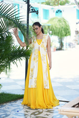 Sunlit Bloom Jacket Lehenga Set
