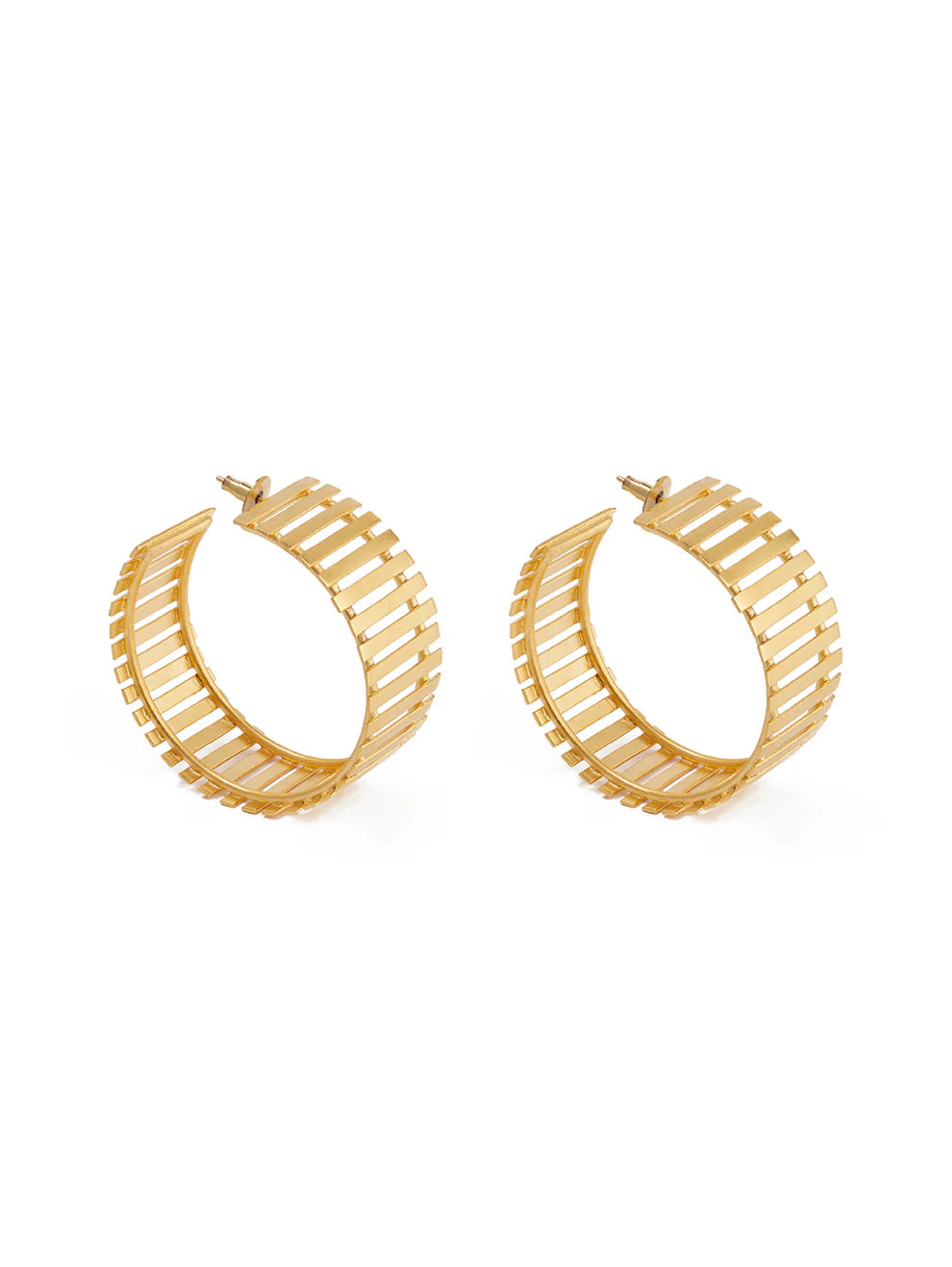 Golden Striped Fence Hoops