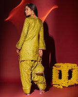 Green Kurta and Salwar Set