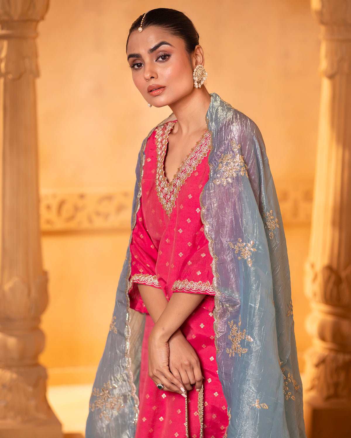 Pink Kurta Set