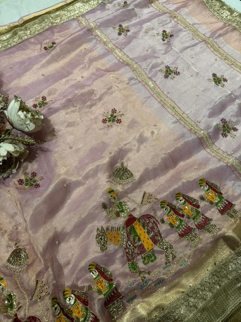 Baraat Pure Tissue Silk Saree