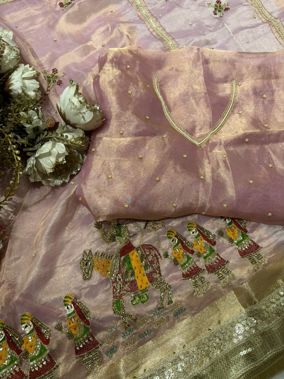 Baraat Pure Tissue Silk Saree